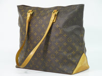 Louis Vuitton Cabas Mezzo Monogram Canvas Brown Canvas Tote Bag Bag (Pre-Loved)