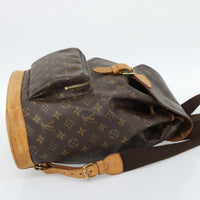 Louis Vuitton Vintage Montsouris Backpack Monogram Canvas Brown Canvas Backpack Bag (Pre-Loved)