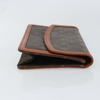 Louis Vuitton Dame Pochette Monogram Canvas Brown Canvas Clutche & Pouche Bag (Authentic Pre-Loved)