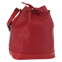 Louis Vuitton Noe Handbag Epi Leather Red Leather Shoulder Bag Bag (Authentic Pre-Loved)