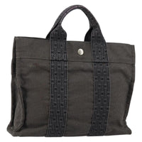 Hermes Fourre-Tout Herline Fourre-Tout Herline Gray Canvas Tote Bag Bag (Authentic Pre-Loved)
