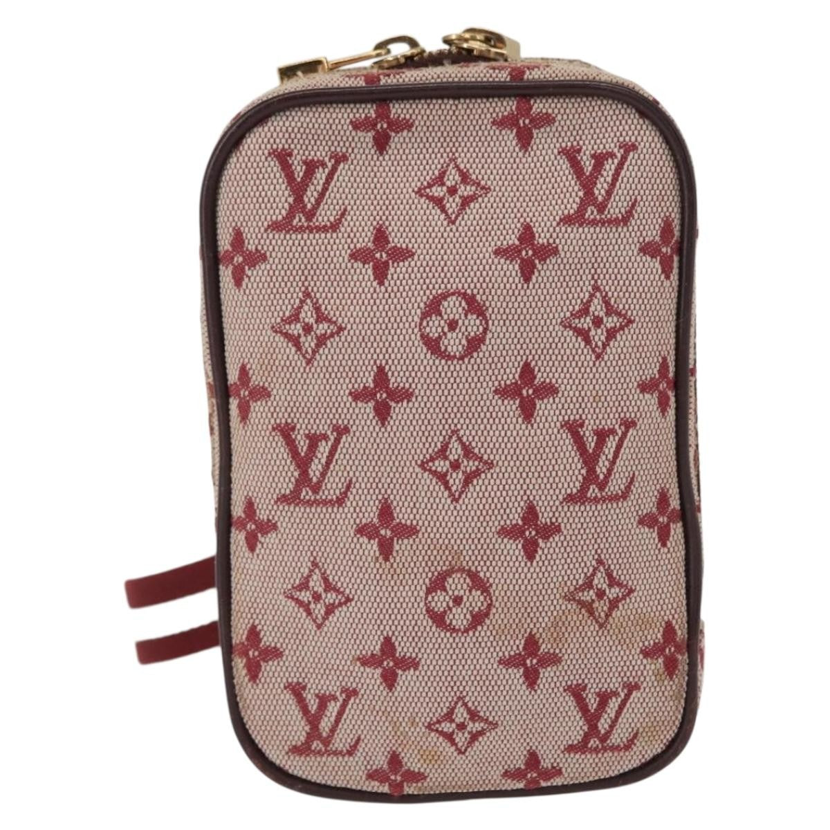 Louis Vuitton Camera Bag Mini Lin Red Canvas Clutche & Pouche Bag (Pre-Loved)