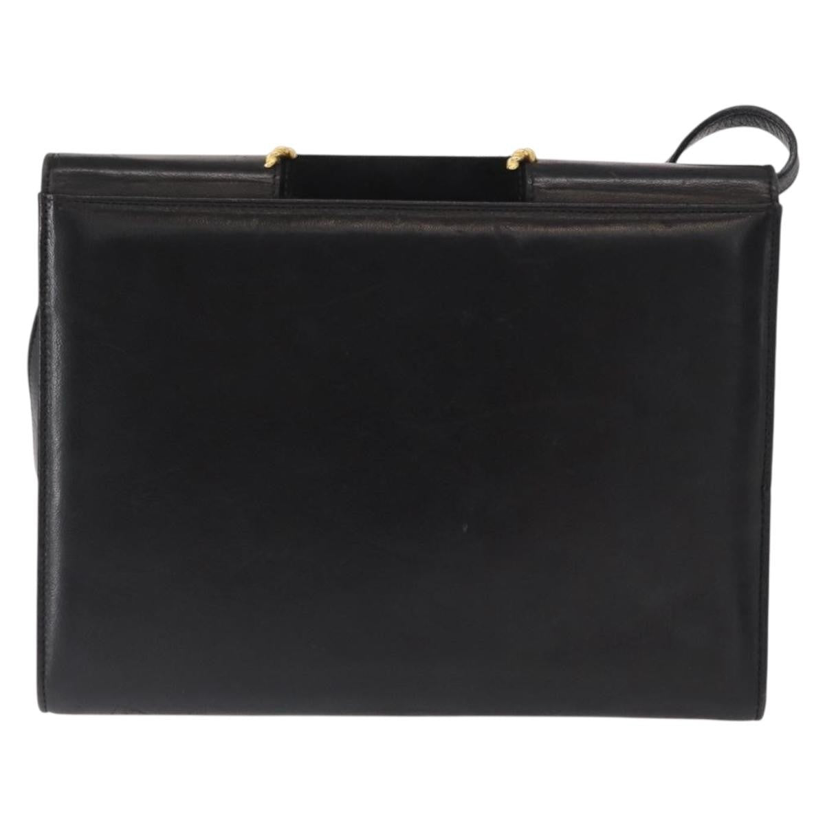 Salvatore Ferragamo Gancini Shoulder Bag Suede Black Suede Shoulder Bag Bag (Authentic Pre-Loved)