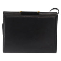 Salvatore Ferragamo Gancini Shoulder Bag Suede Black Suede Shoulder Bag Bag (Authentic Pre-Loved)