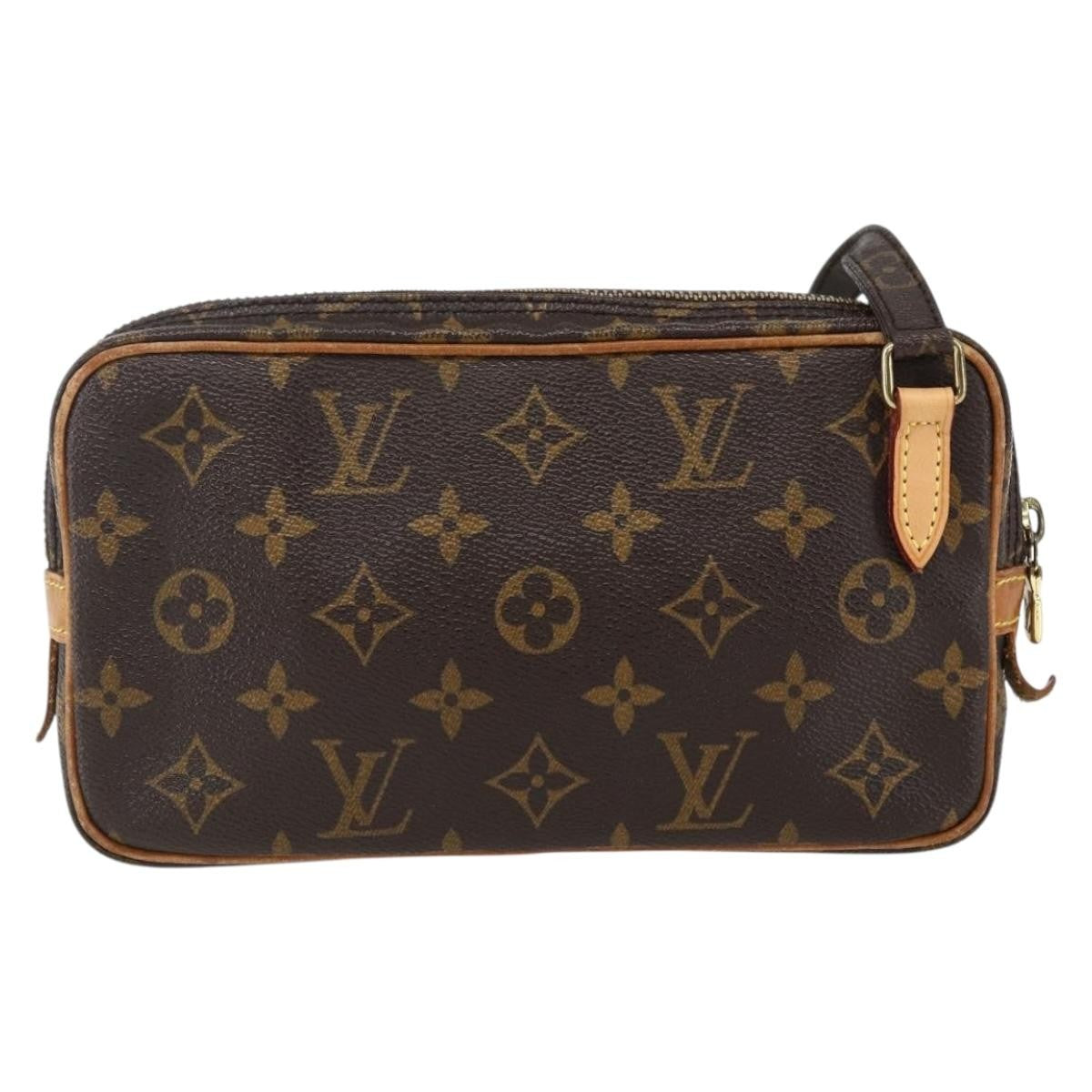 Louis Vuitton Pochette Marly Bandouliere Bag Monogram Canvas Brown Canvas Shoulder Bag Bag (Authentic Pre-Loved)