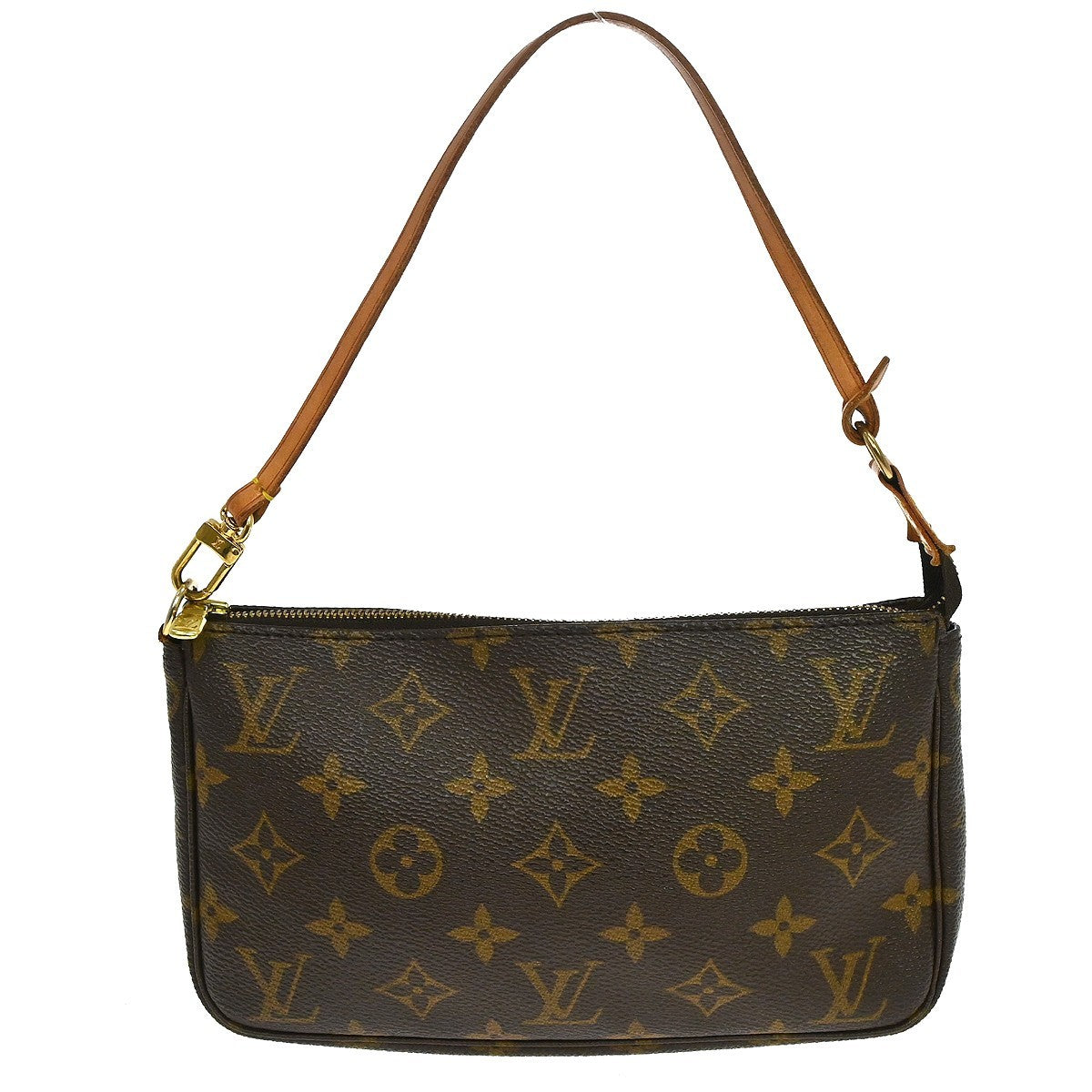 Louis Vuitton Pochette Accessoires Nm Monogram Canvas Brown Canvas Clutche & Pouche Bag (Authentic Pre-Loved)