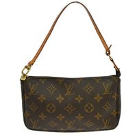 Louis Vuitton Pochette Accessoires Nm Monogram Canvas Brown Canvas Clutche & Pouche Bag (Authentic Pre-Loved)