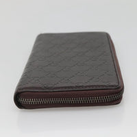 Gucci Guccissima Wallet Motif Gg Brown Leather Wallets Accessory (Authentic Pre-Loved)