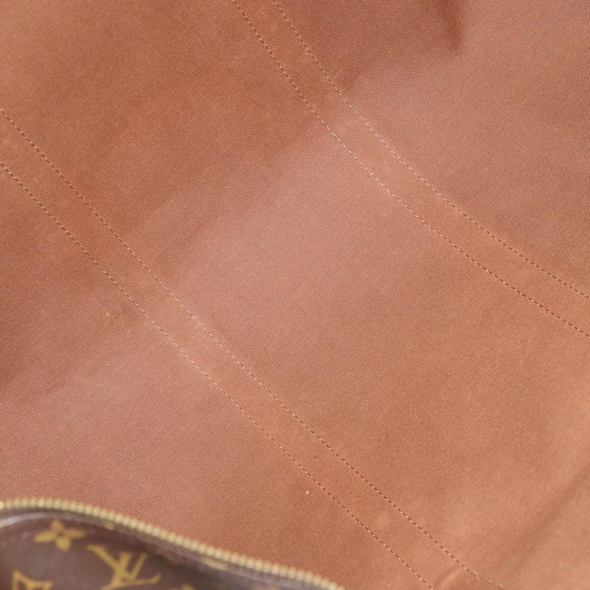 Louis Vuitton Keepall Bag Monogram Canvas Brown Canvas Travel Bag Bag (Authentic Pre-Loved)