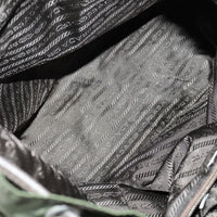 Prada Double Front Pocket Backpack Tessuto Khaki Nylon Backpack Bag (Authentic Pre-Loved)