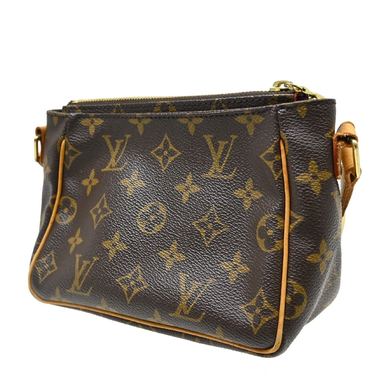 Louis Vuitton Viva Cite Handbag Monogram Canvas Brown Canvas Shoulder Bag Bag (Authentic Pre-Loved)