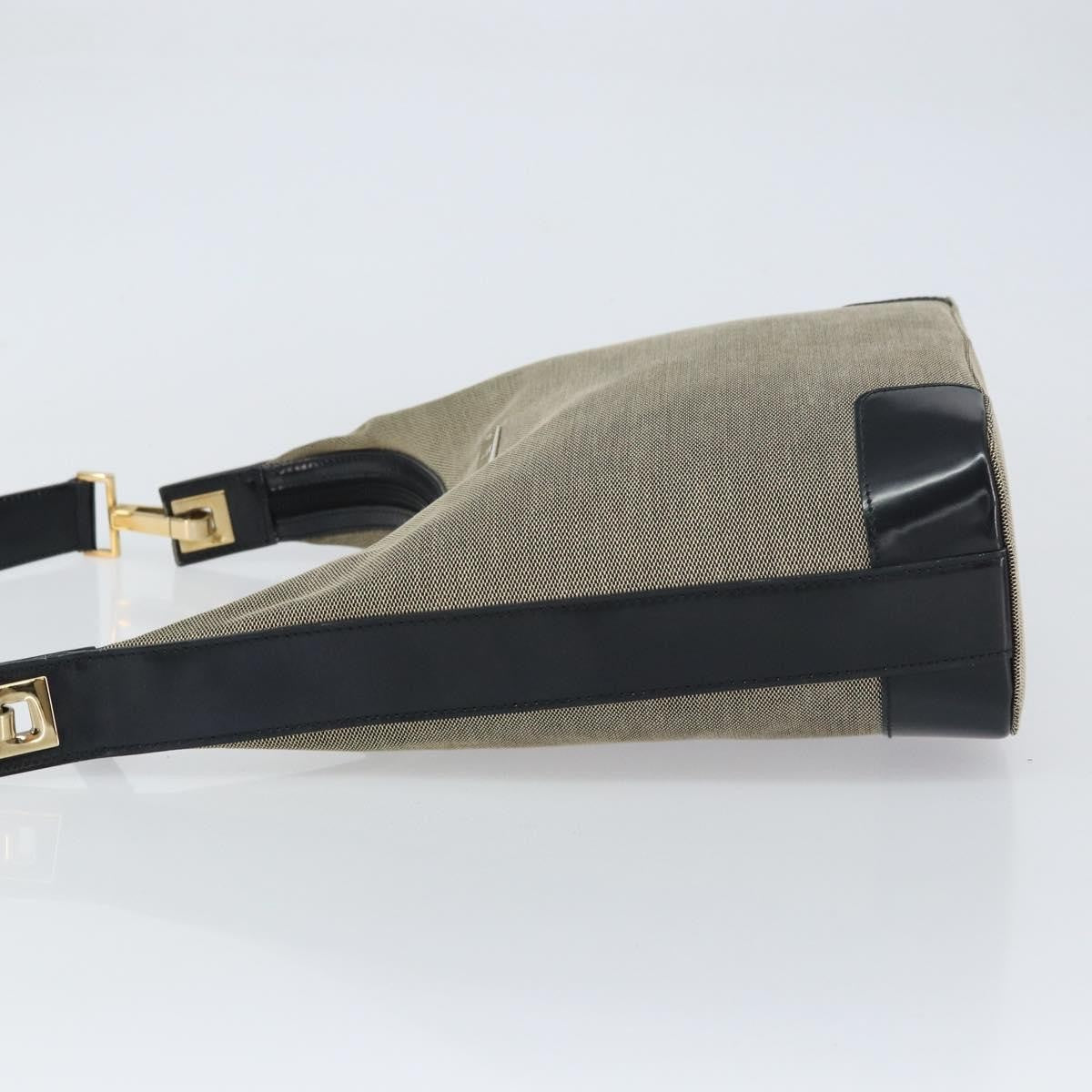 Gucci Zip Hobo Canvas Beige Canvas Shoulder Bag Bag (Authentic Pre-Loved)
