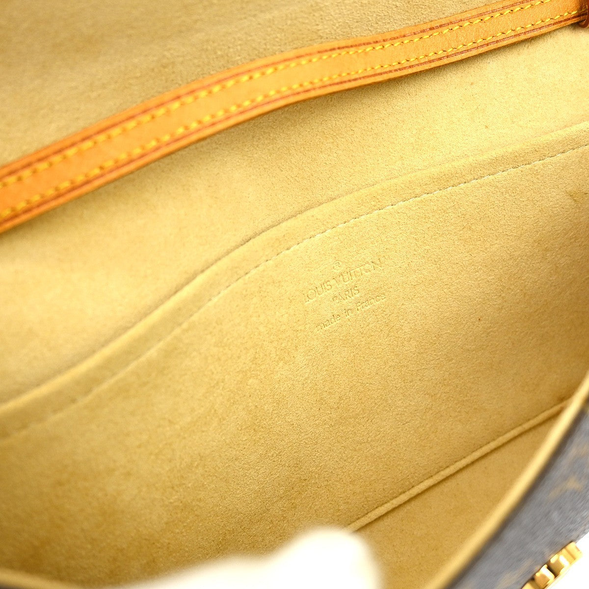 Louis Vuitton Twin Handbag Monogram Canvas Brown Canvas Clutche & Pouche Bag (Pre-Loved)