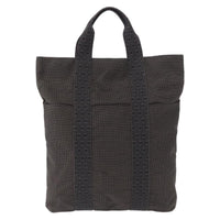 Hermes Fourre-Tout Herline Canvas Gray Canvas Tote Bag Bag (Pre-Loved)