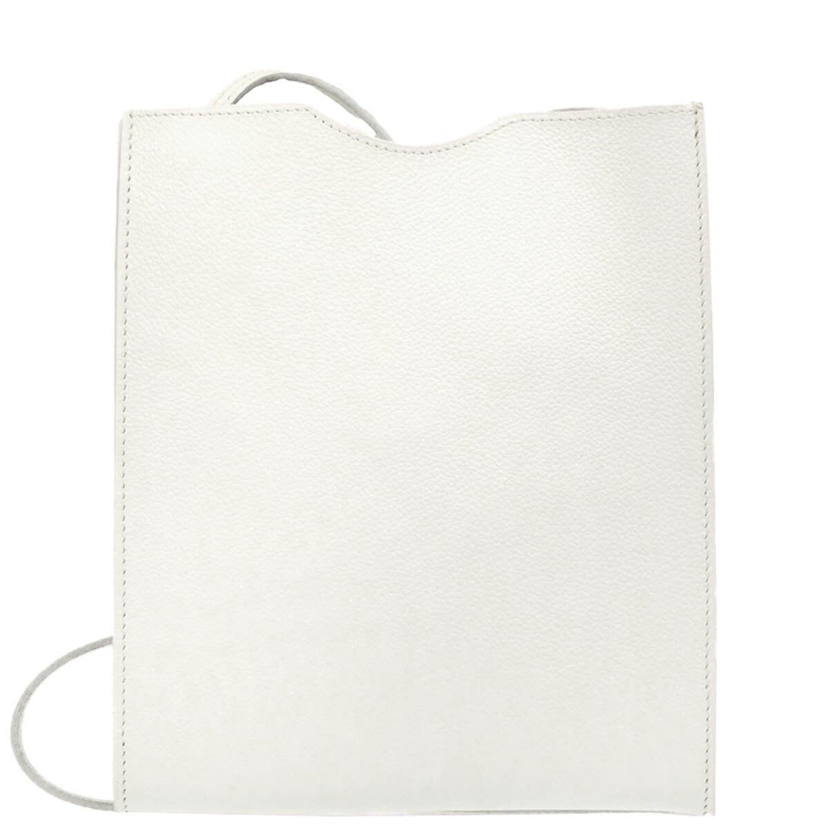 Hermes Onimaitou Handbag Leather White Leather Shoulder Bag Bag (Pre-Loved)