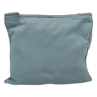 Prada Flat Messenger Bag Tessuto Blue Nylon Shoulder Bag Bag (Authentic Pre-Loved)