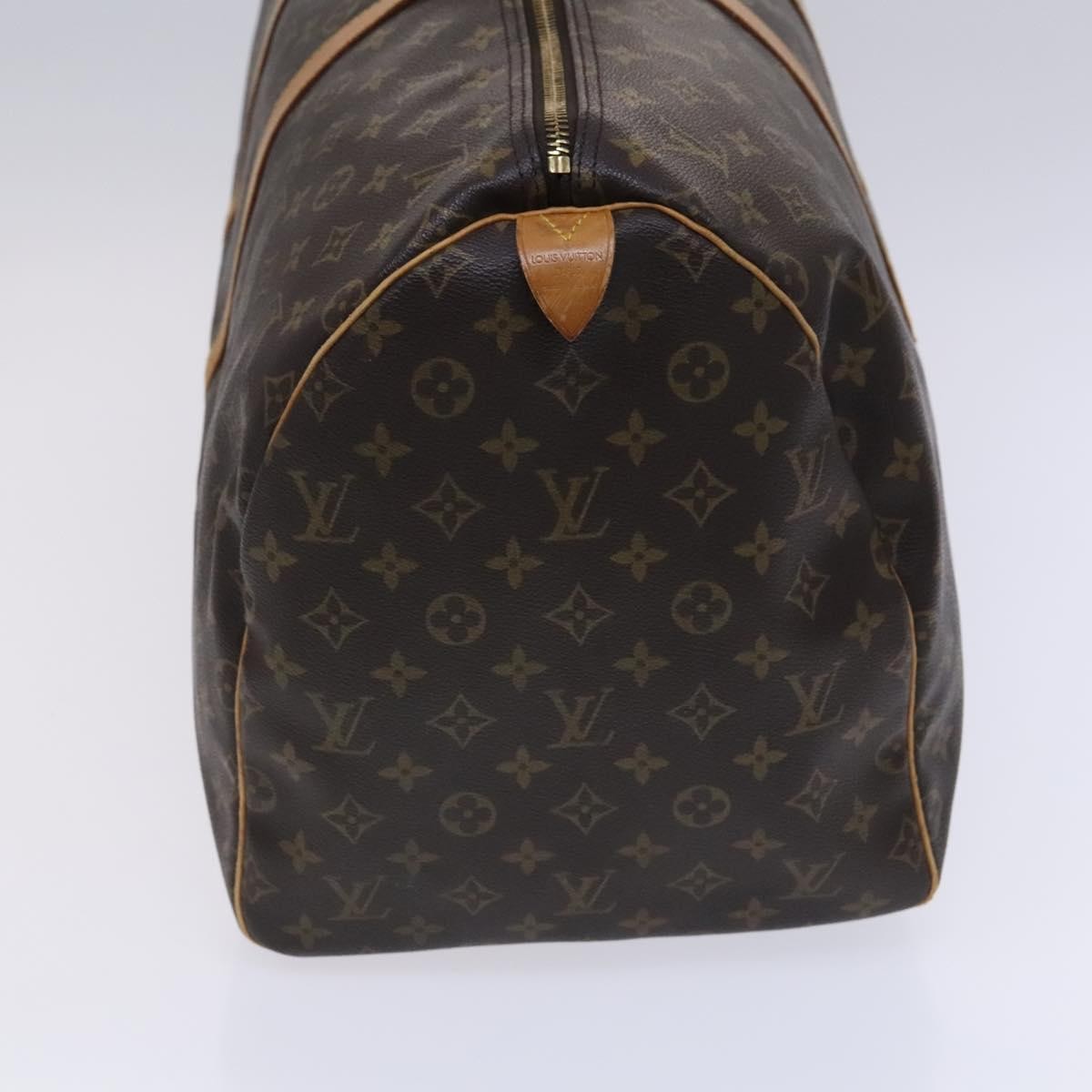 Louis Vuitton Keepall Bag Monogram Canvas Brown Canvas Travel Bag Bag (Pre-Loved)