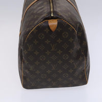 Louis Vuitton Keepall Bag Monogram Canvas Brown Canvas Travel Bag Bag (Pre-Loved)