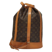 Louis Vuitton Randonnee Backpack Monogram Canvas Brown Canvas Shoulder Bag Bag (Authentic Pre-Loved)