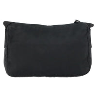 Prada Front Zip Messenger Bag Tessuto Black Nylon Shoulder Bag Bag (Authentic Pre-Loved)