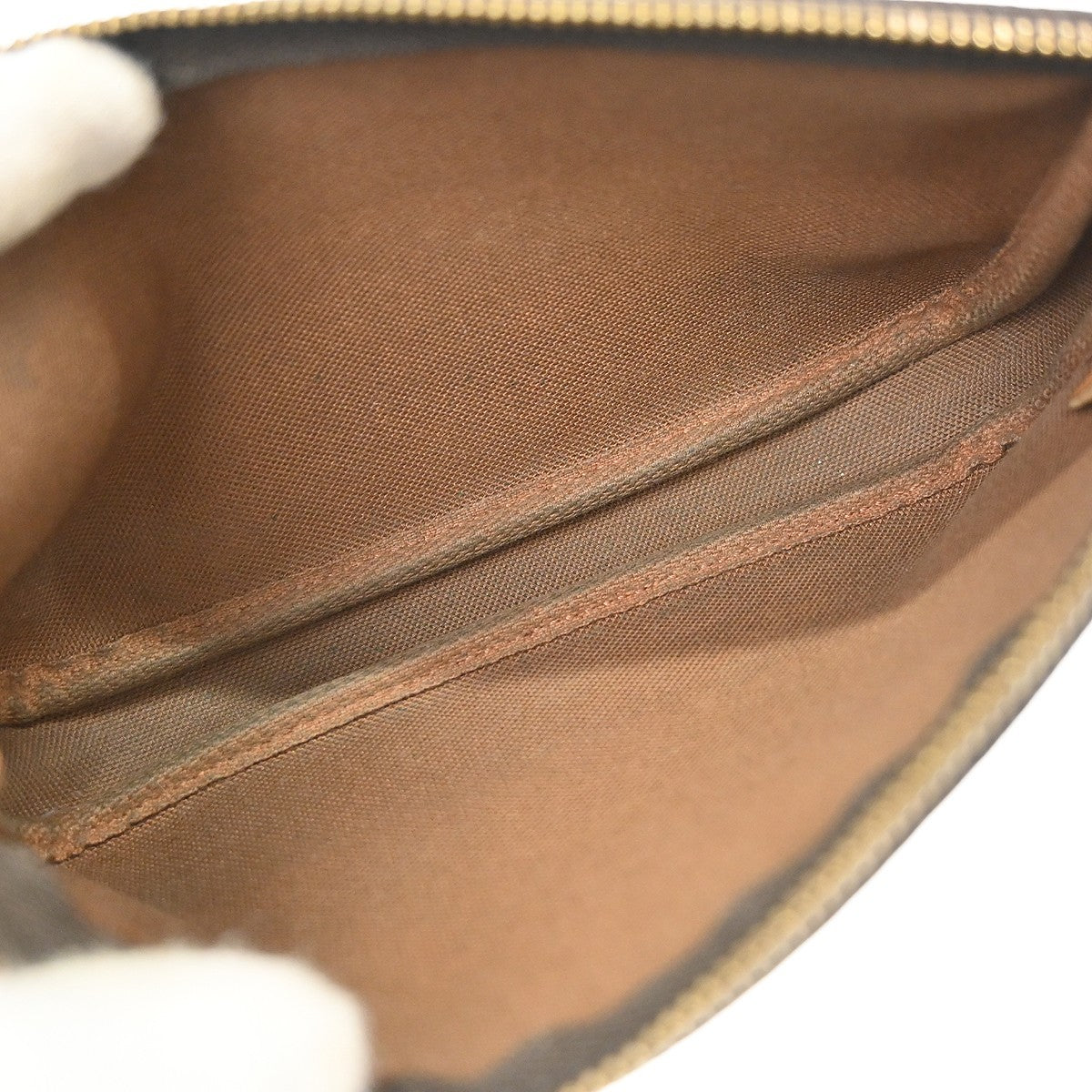 Louis Vuitton Pochette Accessoires Nm Monogram Canvas Brown Canvas Clutche & Pouche Bag (Authentic Pre-Loved)