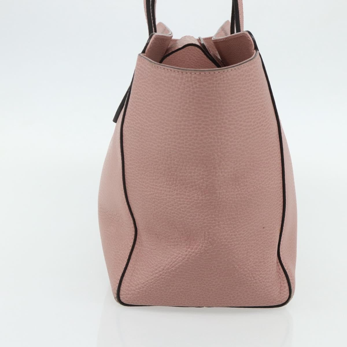 Gucci Swing Tote Leather Pink Leather Tote Bag Bag (Authentic Pre-Loved)
