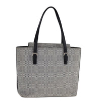 Burberry Vintage Tote Bag Canvas Gray Canvas Tote Bag Bag (Pre-Loved)