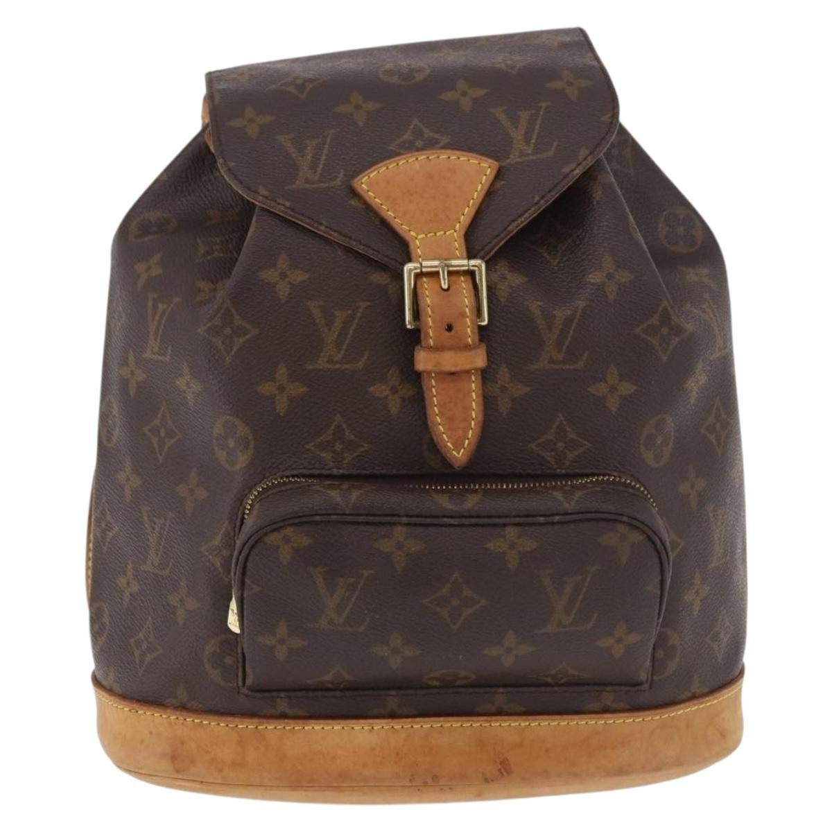 Louis Vuitton Louis Vuitton Vintage Montsouris Backpack Monogram Canvas Brown Canvas Backpack Bag (Authentic Pre-Loved)