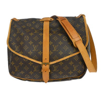 Louis Vuitton Louis Vuitton Saumur Handbag Monogram Canvas Brown Canvas Shoulder Bag Bag (Pre-Loved)