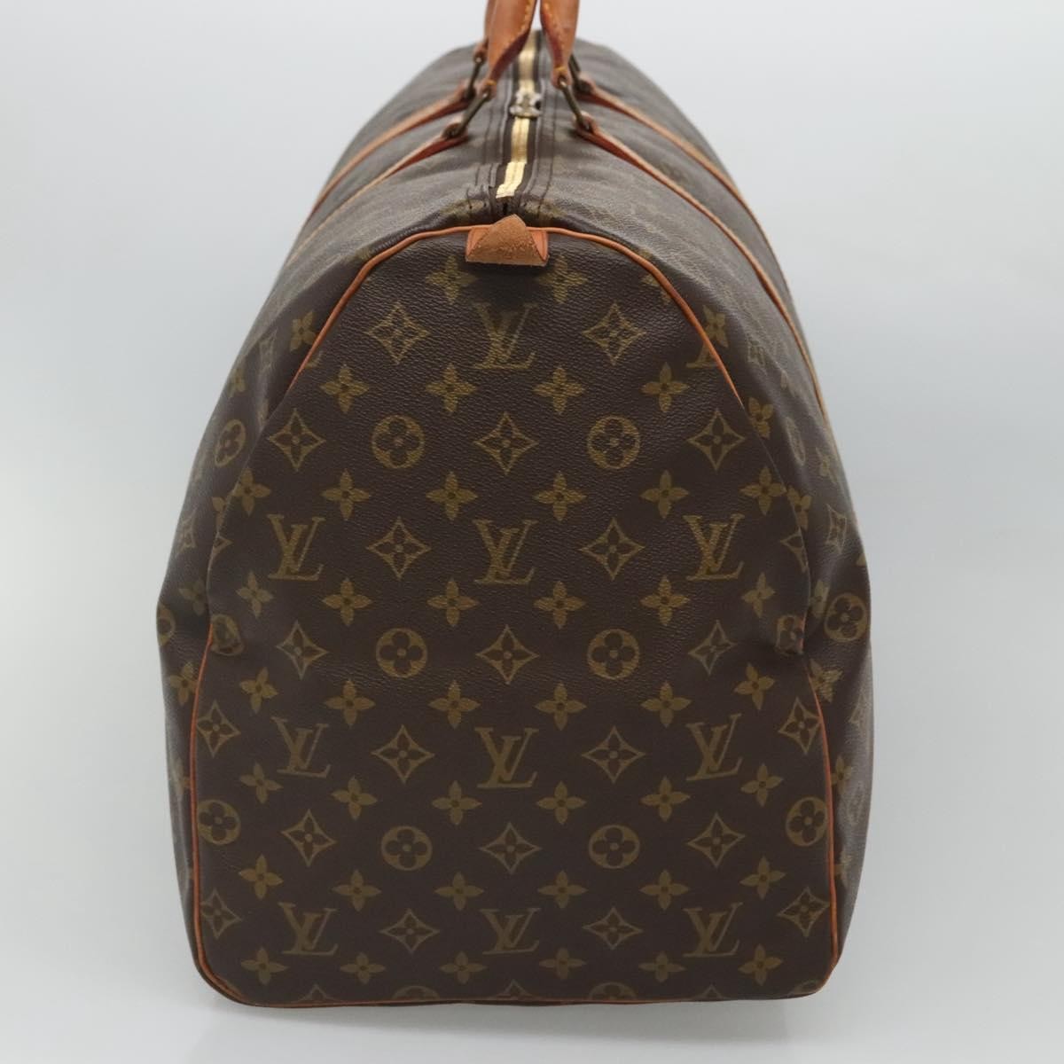 Louis Vuitton Keepall Bag Monogram Canvas Brown Canvas Travel Bag Bag (Pre-Loved)
