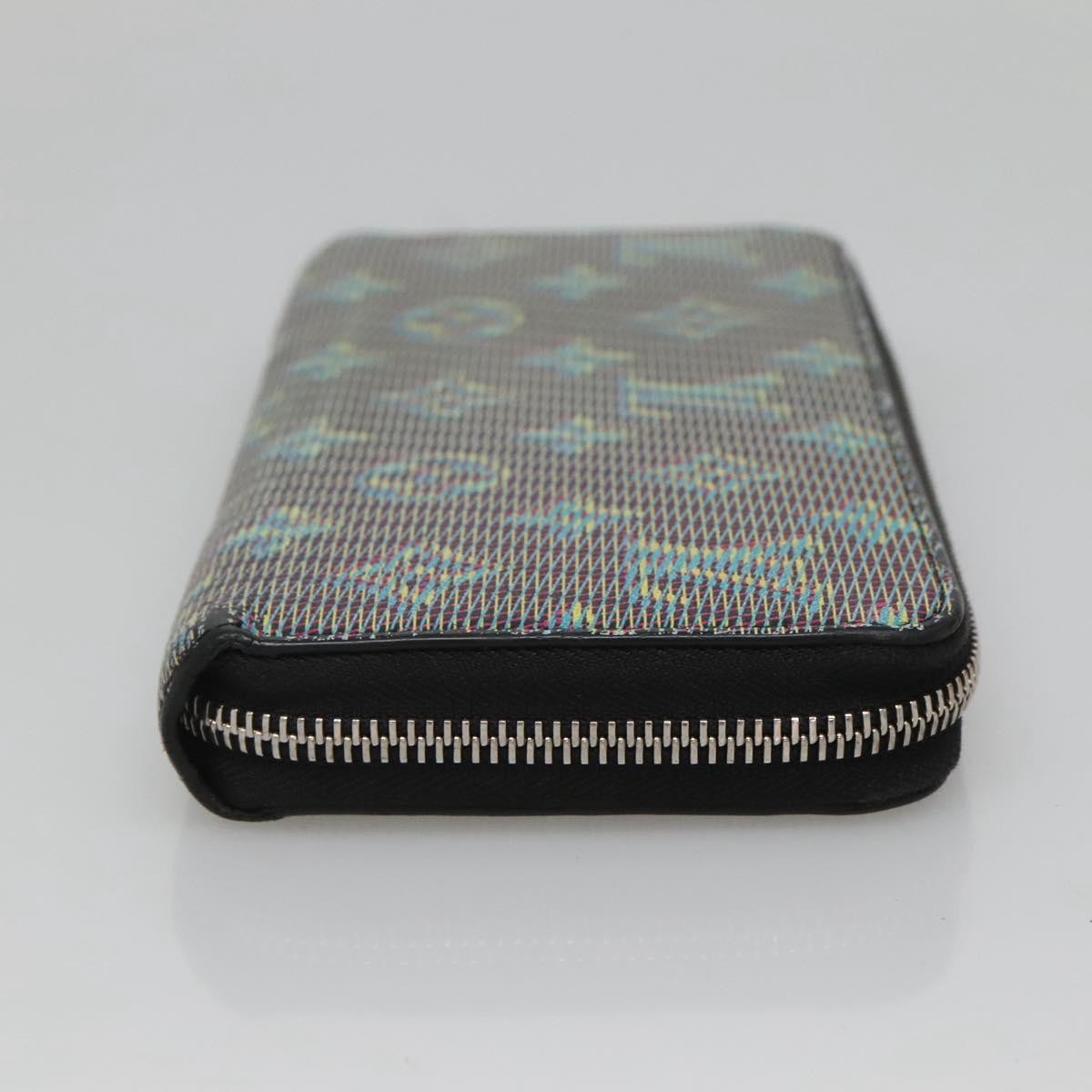 Louis Vuitton Zippy Wallet Nm Monogram Lv Pop Green Canvas Wallets Accessory (Pre-Loved)
