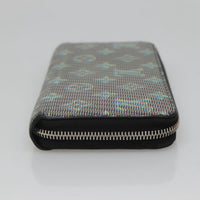 Louis Vuitton Zippy Wallet Nm Monogram Lv Pop Green Canvas Wallets Accessory (Pre-Loved)