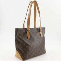 Louis Vuitton Cabas Piano Monogram Canvas Brown Canvas Tote Bag Bag (Authentic Pre-Loved)