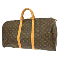 Louis Vuitton Louis Vuitton Keepall Bag Monogram Canvas Brown Canvas Travel Bag Bag (Pre-Loved)