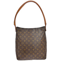 Louis Vuitton Louis Vuitton Monogram Looping Handbag Monogram Canvas Brown Canvas Shoulder Bag Bag (Pre-Loved)