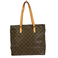 Louis Vuitton Cabas Mezzo Monogram Canvas Brown Canvas Tote Bag Bag (Authentic Pre-Loved)