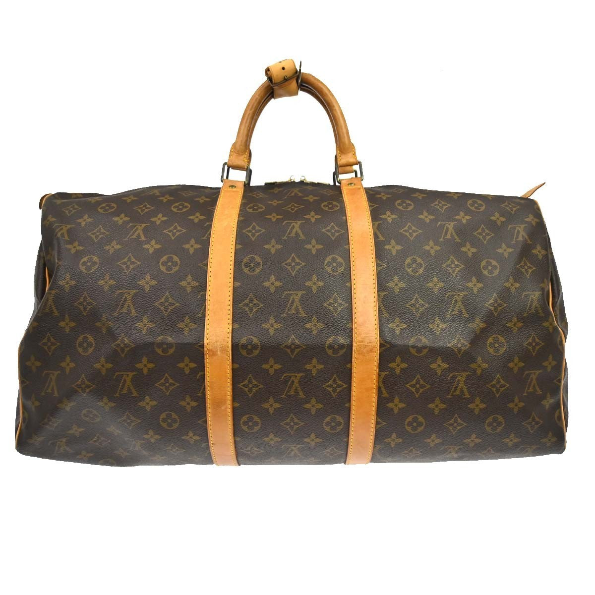 Louis Vuitton Louis Vuitton Keepall Bag Monogram Canvas Brown Canvas Travel Bag Bag (Authentic Pre-Loved)