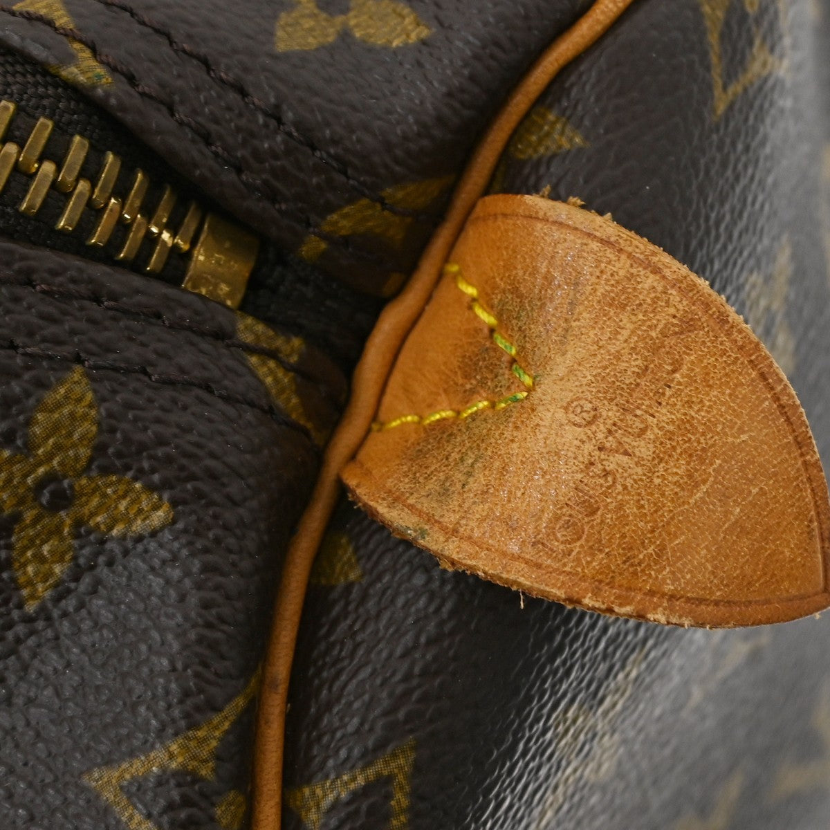 Louis Vuitton Keepall Bag Monogram Canvas Brown Canvas Travel Bag Bag (Authentic Pre-Loved)