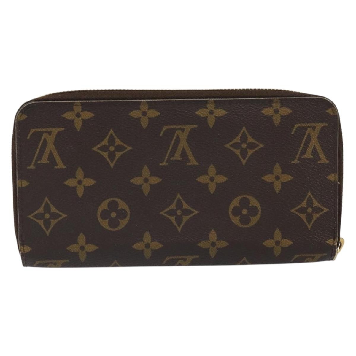 Louis Vuitton Zippy Wallet Canvas Brown Canvas Wallets Accessory (Authentic Pre-Loved)