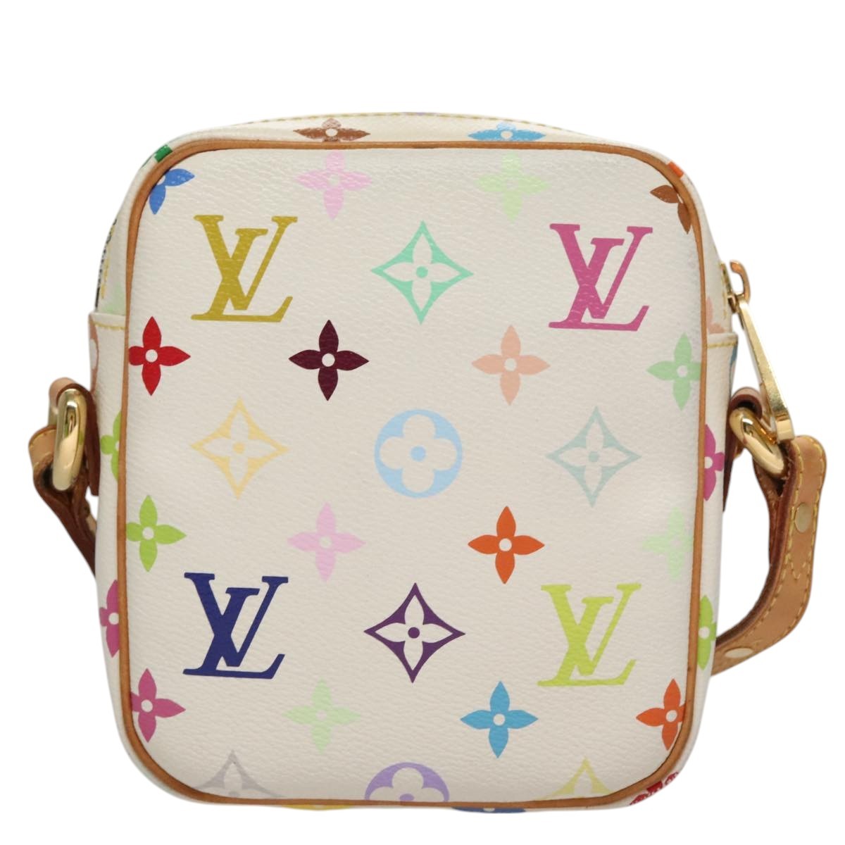 Louis Vuitton Rift Handbag Monogram Multicolor White Canvas Shoulder Bag Bag (Pre-Loved)