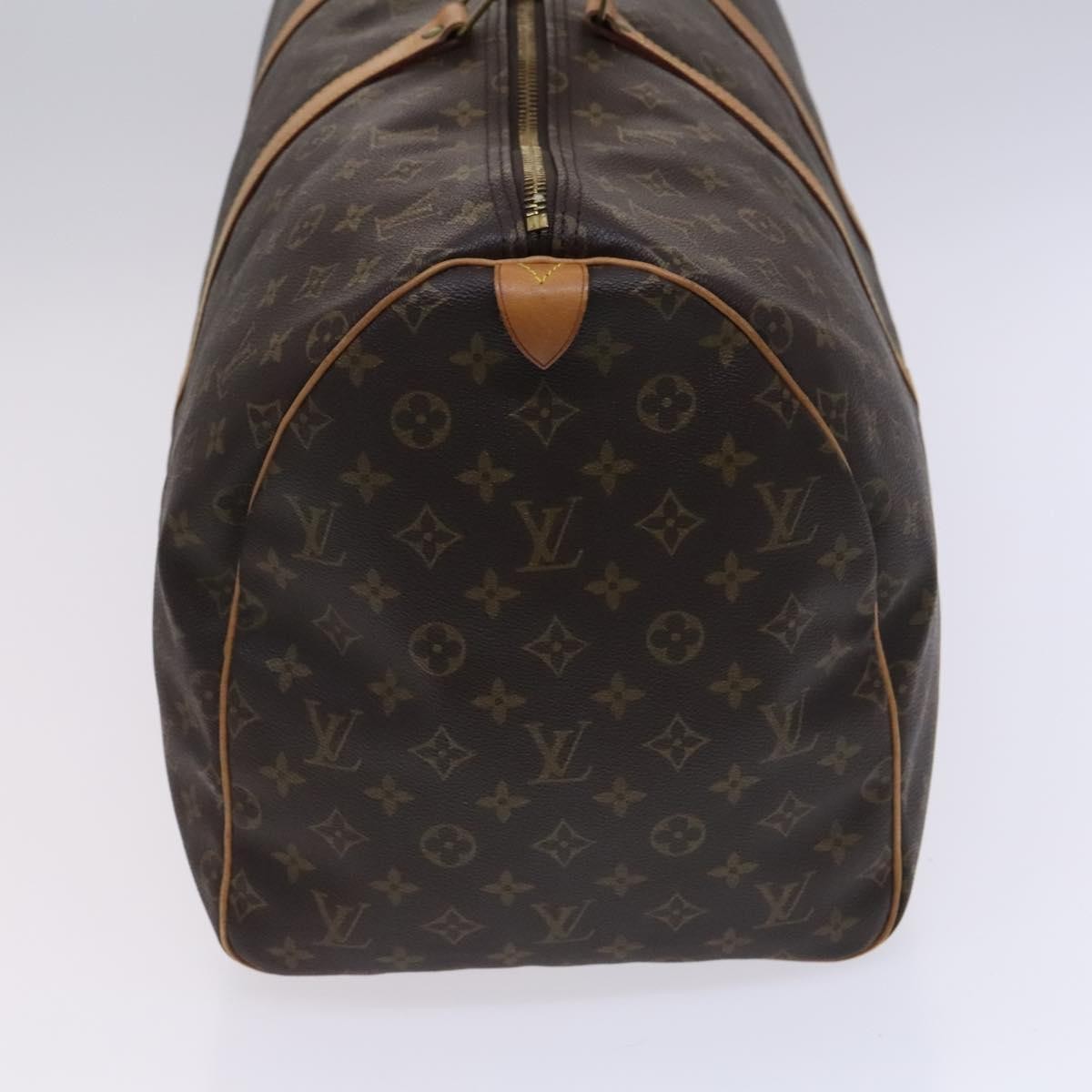 Louis Vuitton Keepall Bag Monogram Canvas Brown Canvas Travel Bag Bag (Authentic Pre-Loved)