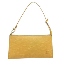 Louis Vuitton Pochette Accessoires Epi Leather Yellow Leather Clutche & Pouche Bag (Pre-Loved)