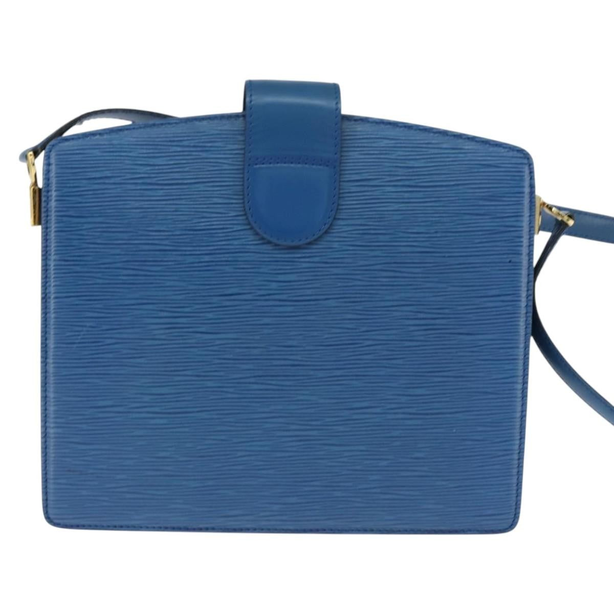 Louis Vuitton Capucines Shoulder Bag Epi Leather Blue Leather Shoulder Bag Bag (Authentic Pre-Loved)