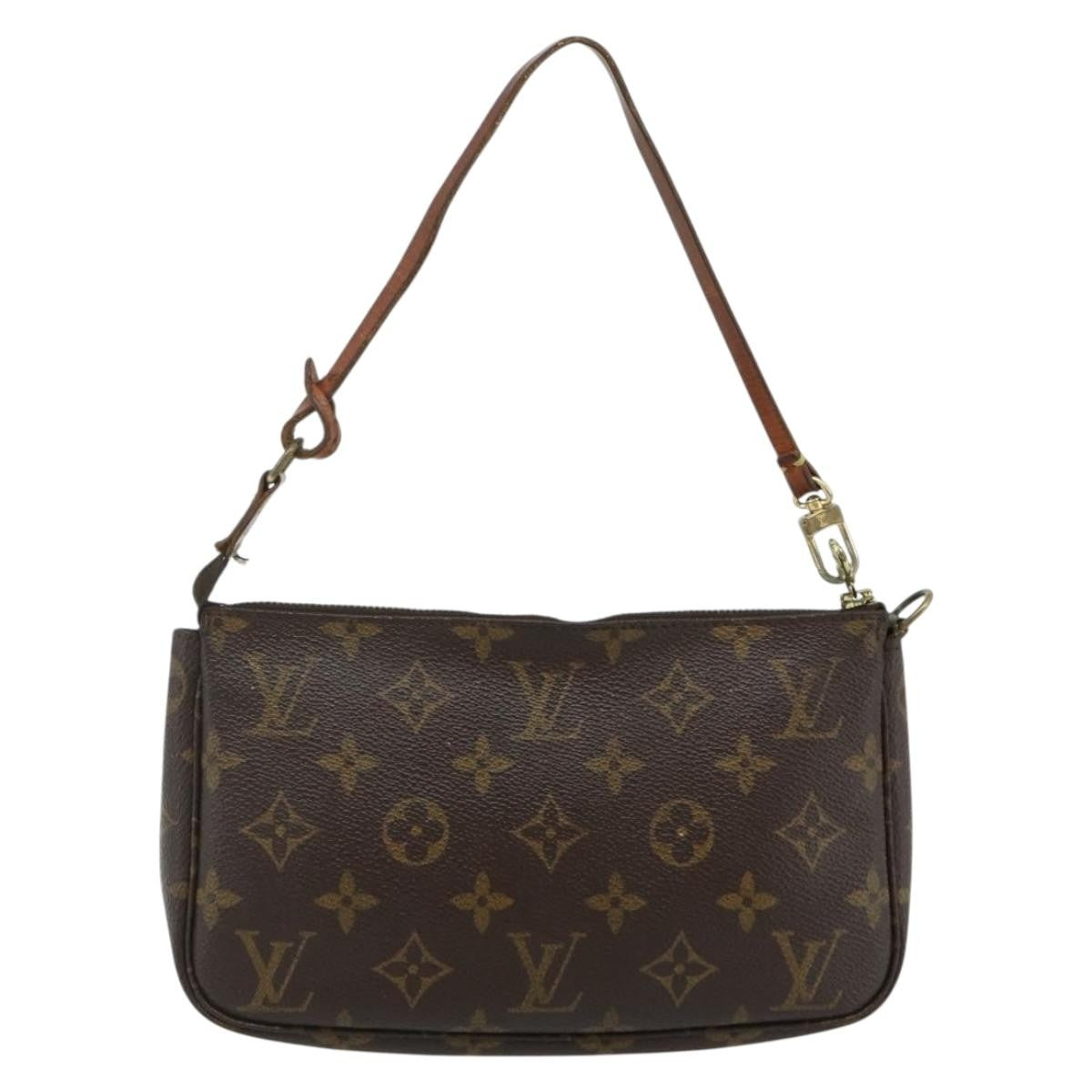 Louis Vuitton Pochette Accessoires Nm Monogram Canvas Brown Canvas Clutche & Pouche Bag (Authentic Pre-Loved)