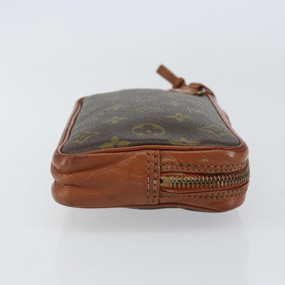 Louis Vuitton Louis Vuitton Pochette Sports Monogram Canvas Brown Canvas Clutche & Pouche Bag (Pre-Loved)