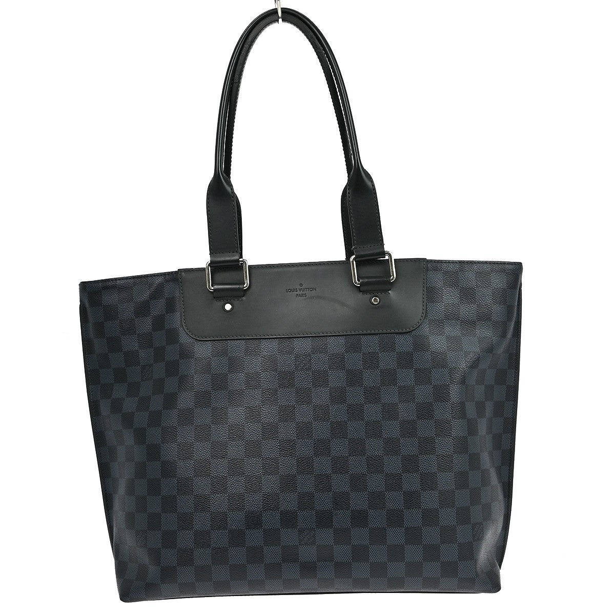 Louis Vuitton Cabas Voyage Damier Cobalt Black Canvas Tote Bag Bag (Pre-Loved)
