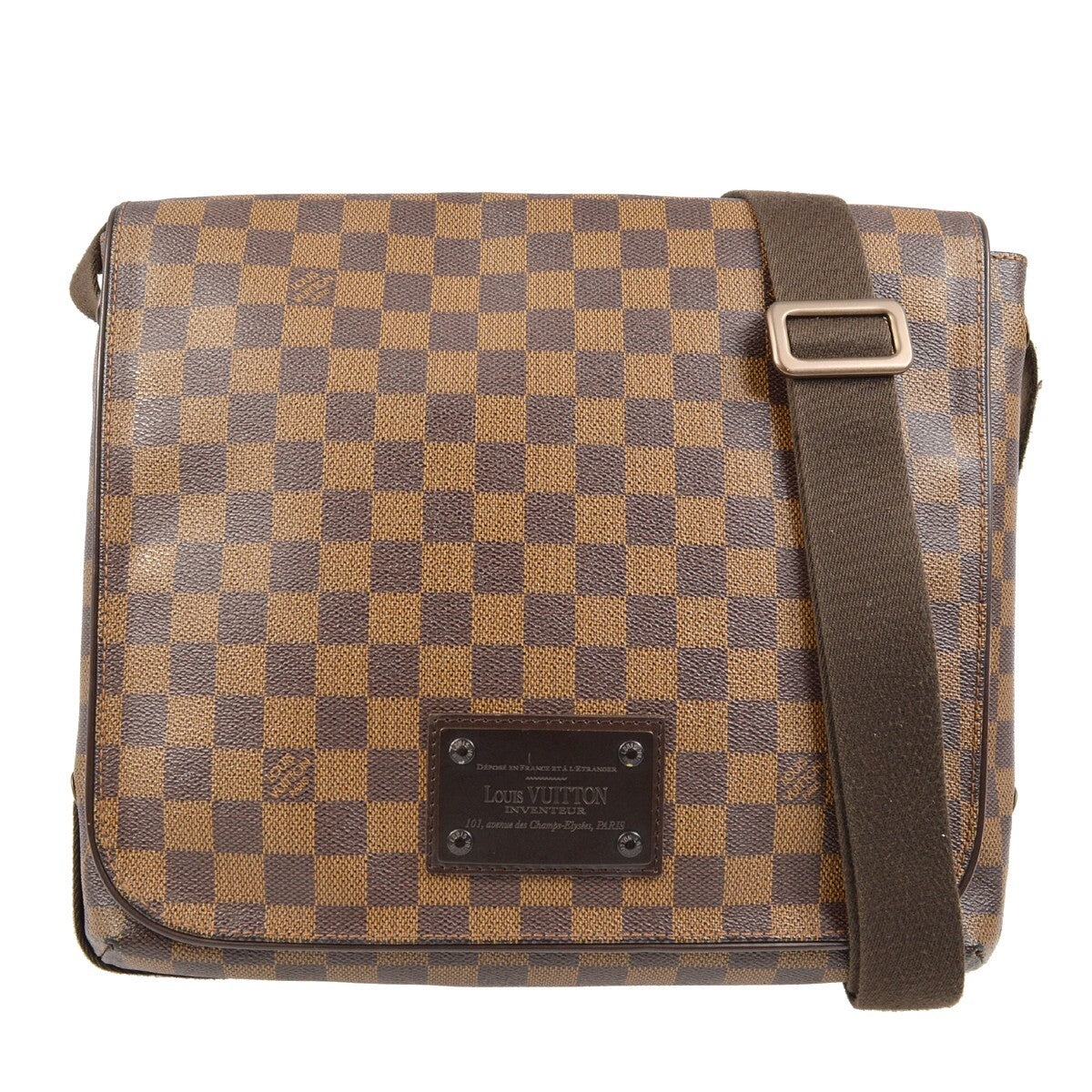 Louis Vuitton Louis Vuitton Brooklyn Handbag Damier Brown Canvas Shoulder Bag Bag (Authentic Pre-Loved)