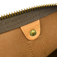 Louis Vuitton Keepall Bag Monogram Canvas Brown Canvas Travel Bag Bag (Authentic Pre-Loved)