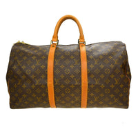 Louis Vuitton Louis Vuitton Keepall Bag Monogram Canvas Brown Canvas Travel Bag Bag (Pre-Loved)