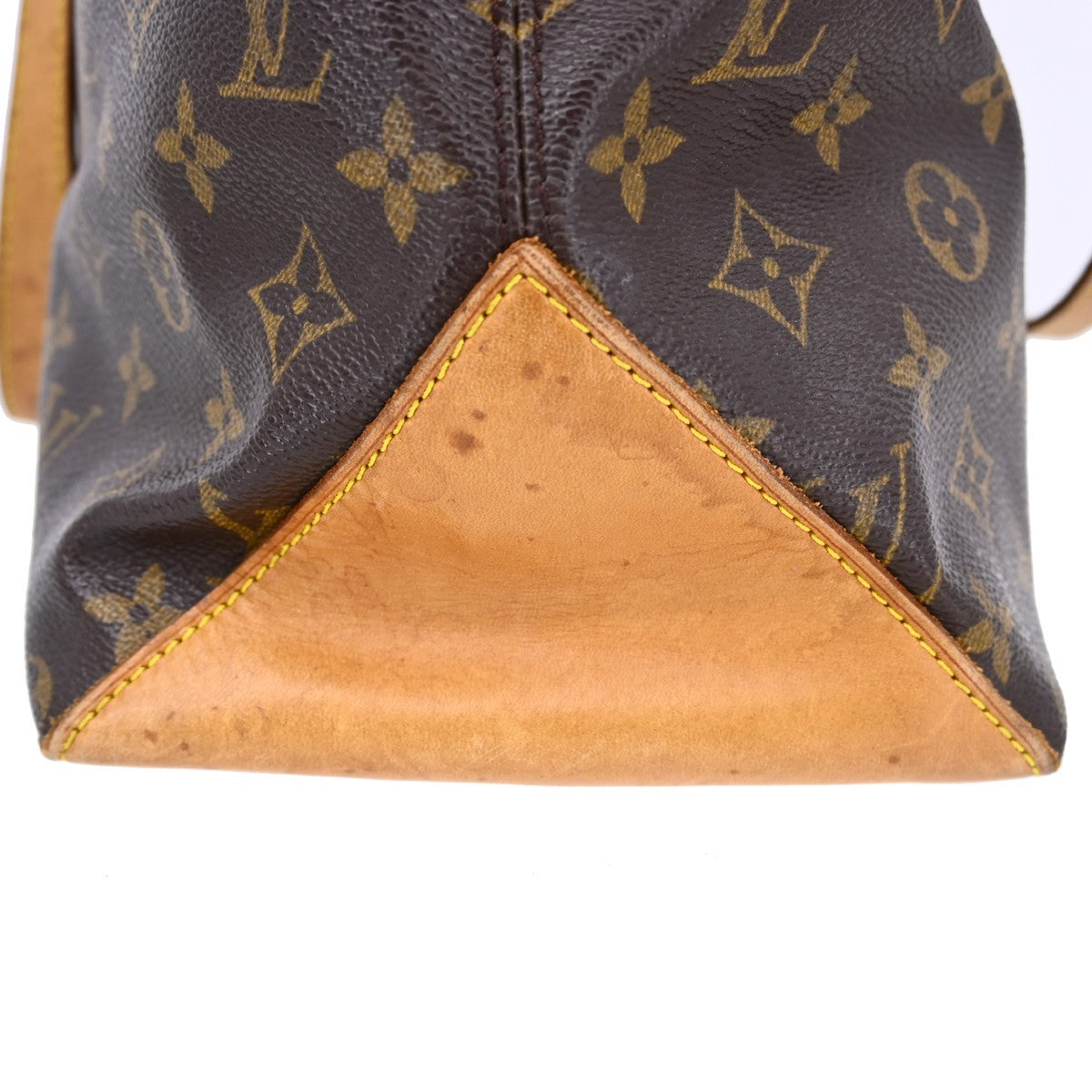 Louis Vuitton Cabas Mezzo Monogram Canvas Brown Canvas Tote Bag Bag (Authentic Pre-Loved)